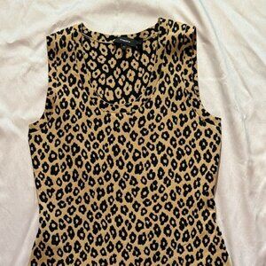 Theory Cheetah Print Dress